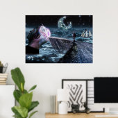 Mijn geest gloeit - (Posters) Poster (Thuiskantoor)