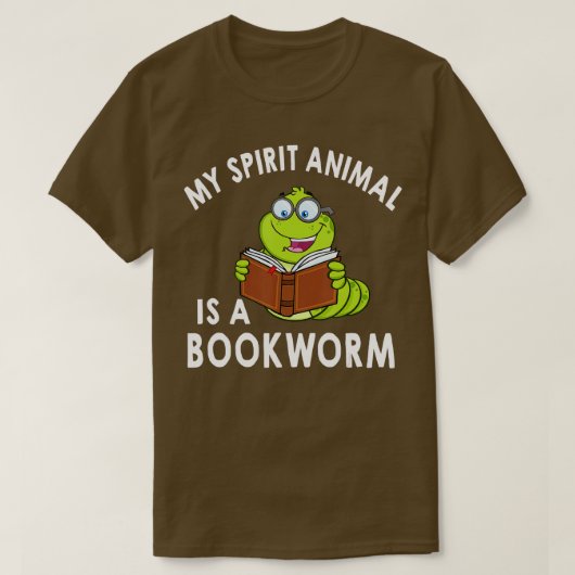Mijn geest is een boekenworm t-shirt (Design voorkant)