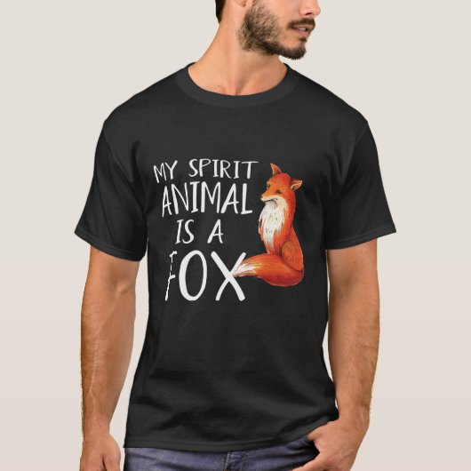 Mijn geest is een fox grappige vos met T-shirt (Voorkant)