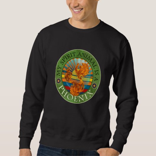 Mijn geest is een Phoenix Forest Spirit Thunde Trui (Voorkant)