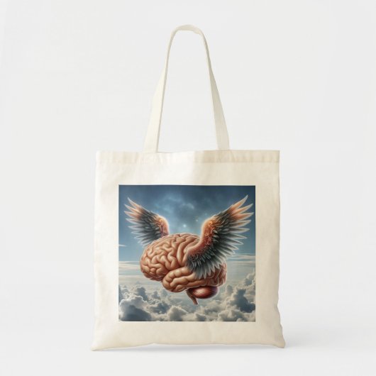 Mijn geest vliegt in de wolken tote bag (Voorkant)