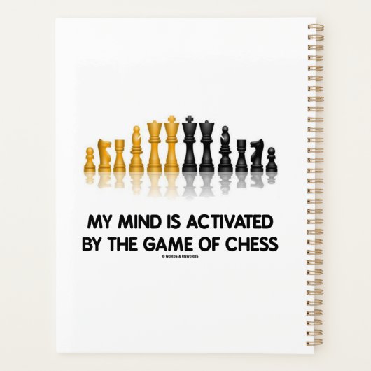 Mijn geest wordt geactiveerd door het spel van de planner (Achterkant)