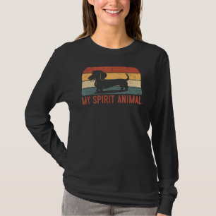 Mijn geestdier is een teckel t-shirt