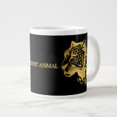Mijn geestdier - Jaguar Grote Koffiekop (Voorkant rechts)