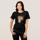 Mijn geestdier - Tijger Tri-Blend Shirt (Voorkant volledig)