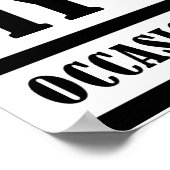 Mijn Geestelijke Gezondheid in Twijfel Grappige Po Poster (Hoek)