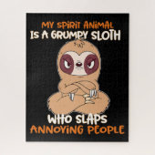 Mijn Geestesdier is een brutale groef Legpuzzel (Verticaal)