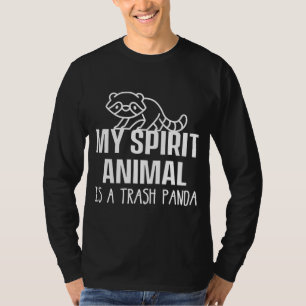 Mijn Geestesdier is een vuilnisdiertje van Panda. T-shirt