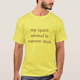 mijn geestesdier is moskou t-shirt