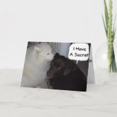 MIJN GEHEIM IS: IK HOU VAN JE, IEDEREEN WEET HET KAART (Voorkant)