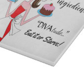 "Mijn geheime ingrediënt is DIVAtude!" Snijplank (Hoek)