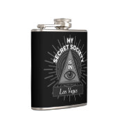 Mijn geheime maatschappij is in (om het even welke heupfles (Rechts)