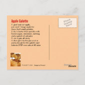 Mijn geheime ontvangstkaart - Apple Galette Briefk Briefkaart (Achterkant)