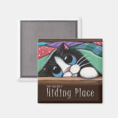 Mijn geheime schuilplaats - Cat Magnet (Voorkant / Achterkant)