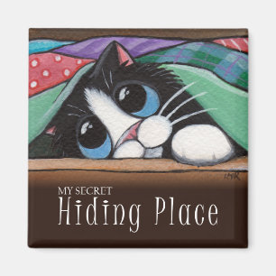 Mijn geheime schuilplaats - Kattenmagneet Magneet