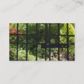 Mijn geheime tuin visitekaartje (Achterkant)