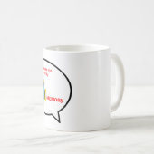 Mijn geheugen, grappige visbelletje, de schuld gev koffiemok (Voorkant rechts)