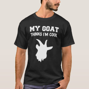 Mijn geit denkt dat ik kool ben t-shirt