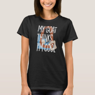 Mijn geit denkt dat ik kool boerenboerderijboerder t-shirt
