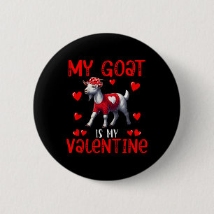 Mijn geit is mijn Valentijnshartjes bijpassende bo Ronde Button 5,7 Cm