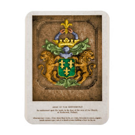 Mijn gekleurde versie Dutch Van Westervelt Arms Magneet