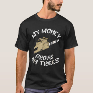 Mijn geld groeit op bomen - grappige blogger kh t-shirt