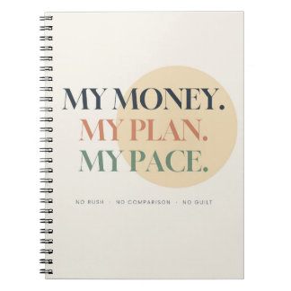 Mijn Geld Mijn Plan Mijn Tempo Geld Mentaliteit Notitieboek