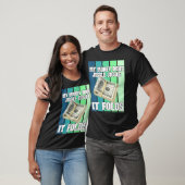 Mijn geld niet Jiggle het vouwen T-shirt (Unisex)