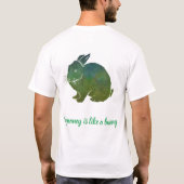 Mijn geld zal zich vermenigvuldigen als Bunnies T- T-shirt (Achterkant)