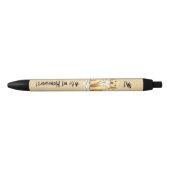 Mijn gele lab mijn thuiswerk zwarte inkt pen (Voorkant)