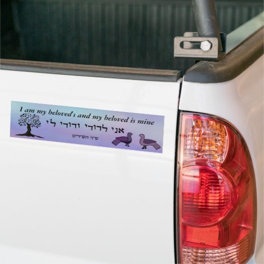 Mijn geliefde is Mine Bumpersticker (Op Truck)