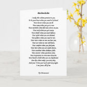 MIJN GELOFTE AAN U Wenskaart Kaart (Gele Bloem)