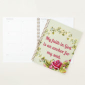 Mijn geloof in God is een anker Christelijke plann Planner (Display)