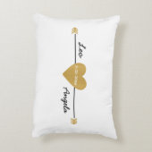 Mijn geloof is Mijnbouw, Schrift Accent Kussen (Achterkant (Verticaal))