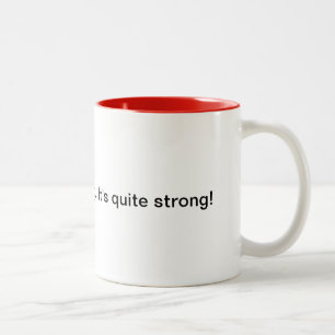 Mijn geloof steelt. Het is vrij sterk! Tweekleurige Koffiemok