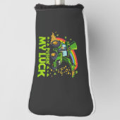 Mijn geluk beproeven Funny graafmachine St. Patric Golfheadcover (Draai 90)
