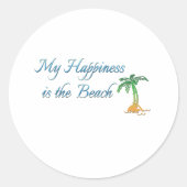 Mijn geluk ronde sticker (Voorkant)