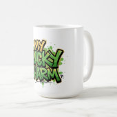 Mijn gelukkige charme St. Patrick's Day Koffiemok (Voorkant rechts)