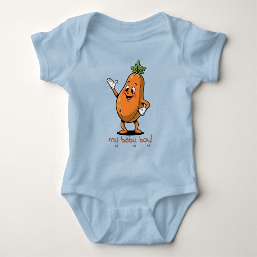 Mijn Gelukkige Papajajongen Romper (Voorkant)