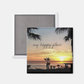 Mijn gelukkige plaats Mexico Magneet (Voorkant / Achterkant)