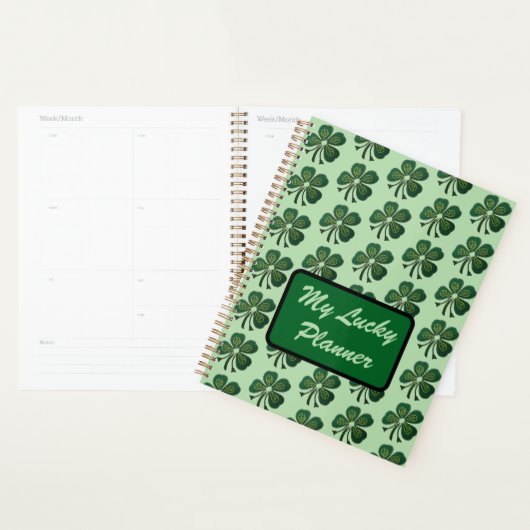 Mijn gelukkige planner Green Shamrock 2025 (Display)