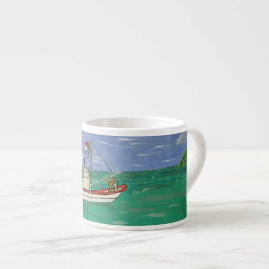 Mijn Gelukkige Plek Espresso Kop (Voorkant rechts)