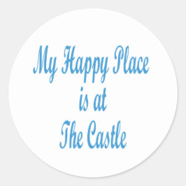 Mijn gelukkige plek is bij de Castle sticker
