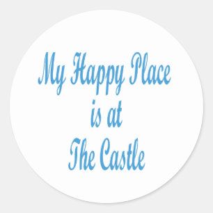 Mijn gelukkige plek is bij de Castle sticker