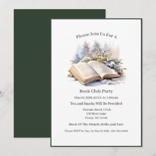 Mijn gelukkige plek is... boekenclub kaart