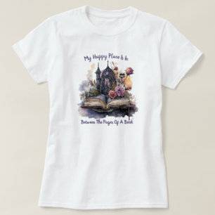 Mijn Gelukkige Plek Is Tussen De Bladzijden Van Ee T-shirt
