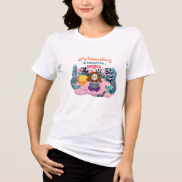 MIJN GELUKKIGE PLEK IS TUSSEN DE PAGINA'S Tri-Blend SHIRT