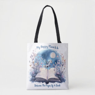 Mijn Gelukkige Plek Is Tussen De Pagina's Van Een  Tote Bag