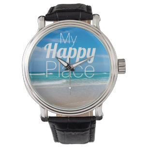 Mijn gelukkige plek: mooie Turkooise Beach Horloge