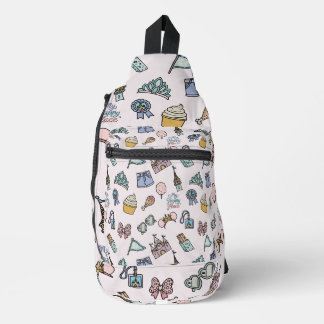 Mijn Gelukkige Plek Whimsical Thema Park Vakantie Sling Bag